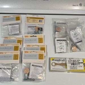Crown Heritage Handrail Flush Mount Kit Hardware Packs -